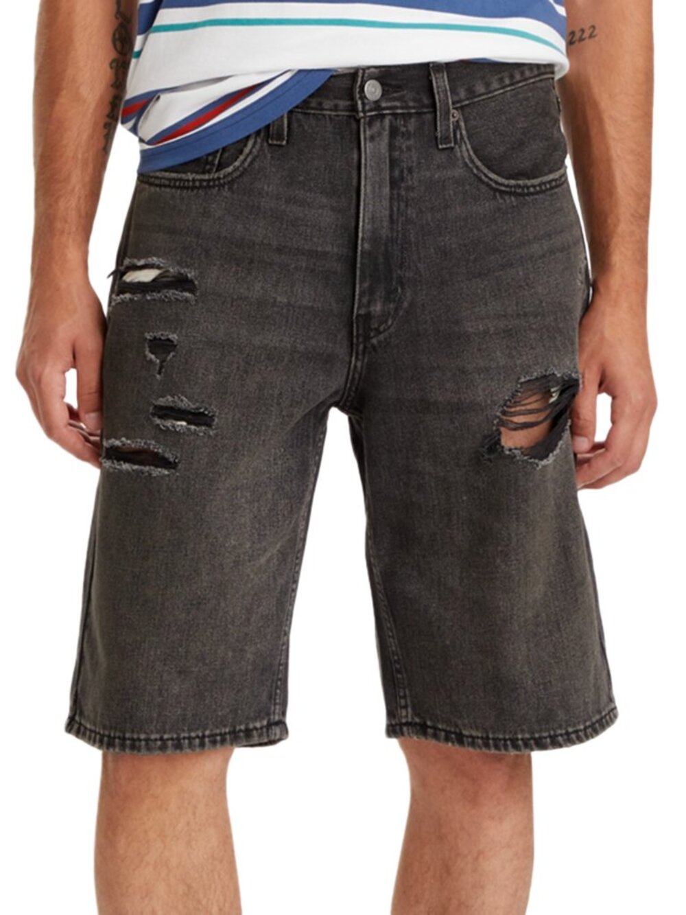 Levi's Men's 469 Loose 12" Jean Shorts - Fold Fire Dx NWT